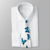 Blue Butterflys by storeman. ネクタイ (タイ)