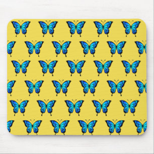 Blue Butterflys by storeman. マウスパッド