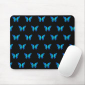 Blue Butterflys by storeman. マウスパッド (マウス)