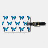 Blue Butterflys by storeman. ラゲッジタグ (正面横)