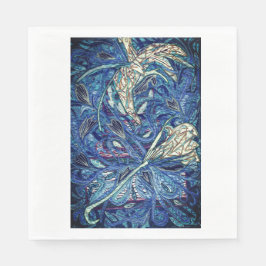 Blue cake スタンダードランチョンナプキン