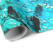 Blue calm abstract Wrapping Paper,Dazzling blue ラッピングペーパー (ロールコーナー)