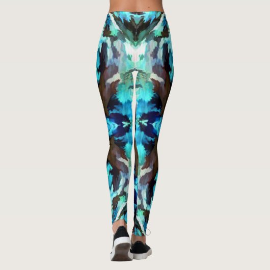Blue Camo Leggings レギンス (裏面)