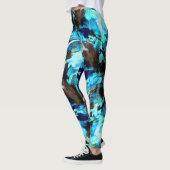 Blue Camo Leggings レギンス (左)