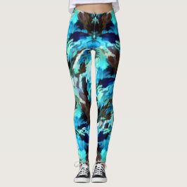 Blue Camo Leggings レギンス