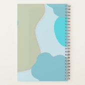 Blue Camo Notebook – Cool Camouflage Journal ノートブック (裏面)