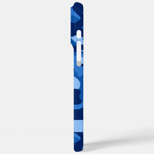 Blue Camouflage Personalized Case-Mate iPhoneケース (裏面 / 左)