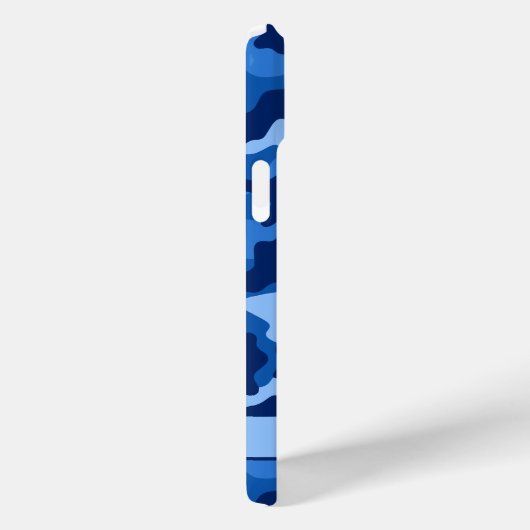 Blue Camouflage Personalized Case-Mate iPhoneケース (裏面 / 右)