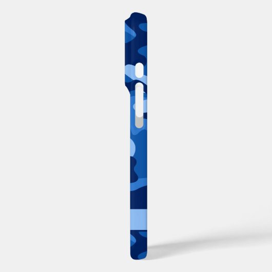 Blue Camouflage Personalized Case-Mate iPhoneケース (裏面 / 左)