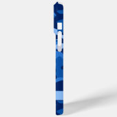 Blue Camouflage Personalized Case-Mate iPhone Case iPhoneケース (裏面 / 左)