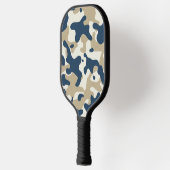 Blue Camouflage Pickleball Paddle ピックルボールラケット (左)