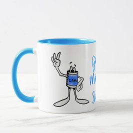 Blue Can Creature Coffee Mug マグカップ