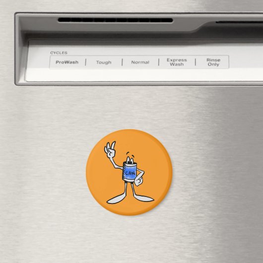Blue Can Creature Kitchen Fridge Magnet マグネット (インサイチュ (食洗機))