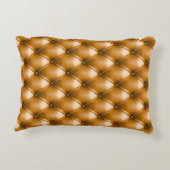 Blue Capitone Textile:レトロ背景 アクセントクッション (裏面)