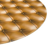 Blue Capitone Textile:レトロ背景 カッティングボード (角)