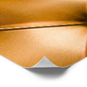 Blue Capitone Textile:レトロ背景 ポスター (角)