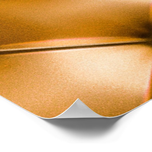 Blue Capitone Textile:レトロ背景 ポスター (角)