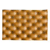 Blue Capitone Textile:レトロ背景 枕カバー (裏面)