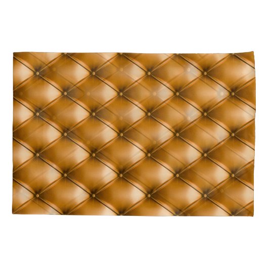 Blue Capitone Textile:レトロ背景 枕カバー (裏面)