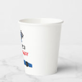 Blue Car Racing Party paper cups 紙コップ (左)