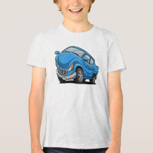 Blue Cartoon Car