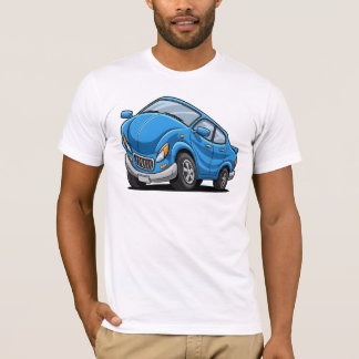 Blue Cartoon Car Tシャツ