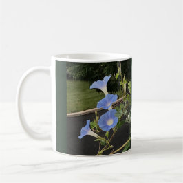 Blue Cascade Morning Glory コーヒーマグカップ