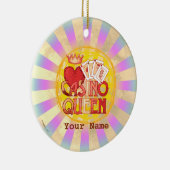 Blue Casino Queen セラミックオーナメント (右)