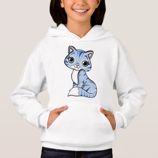 Blue cat feline animal (正面)