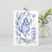 Blue Cat Greeting Card シーズンカード (スタンド正面)
