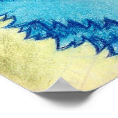 Blue Cat, Louis Wain ポスター (角)