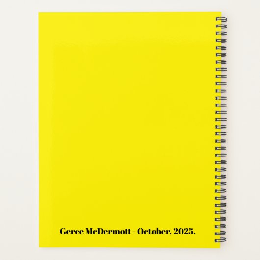 Blue Cat Planner プランナー手帳 (裏面)