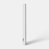 Blue Cat Rainbow Hearts Galaxy Case – Gray Samsung Galaxyケース (左側面)