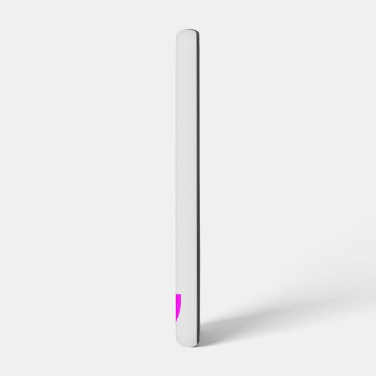 Blue Cat Rainbow Hearts Galaxy Case – Gray Samsung Galaxyケース (左側面)