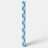 Blue Check Pattern Phone Case Samsung Galaxyケース (左側面)