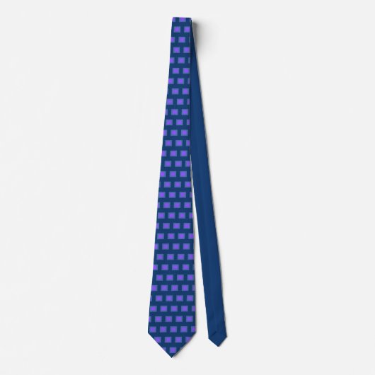 Blue check tie, Tie for formal events ネクタイ (正面)