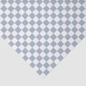Blue Checker Checkerboard Checkered 00s 90s Retro 薄葉紙 (詳細)