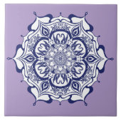 Blue china design.  What do you see タイル (正面)