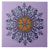 Blue china design.  What do you see タイル (正面)