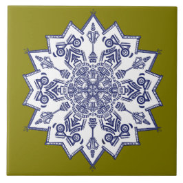 Blue china design. What do you see タイル