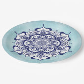 Blue China Style with creatures ペーパープレート (アングル)