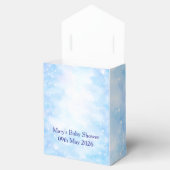 Blue Chinoiserie Baby Shower Favor Box フェイバーボックス (オープン)