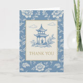 Blue Chinoiserie Card  カード (正面)
