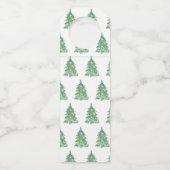 Blue Chinoiserie Christmas ボトルネックタグ (裏面)