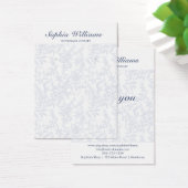 Blue Chinoiserie Floral Earring Display Card (デスク)