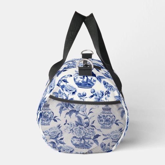 Blue Chinoiserie Monogram  ダッフルバッグ (右)