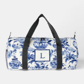 Blue Chinoiserie Monogram  ダッフルバッグ (裏面)