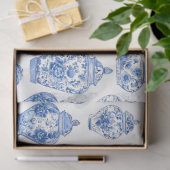 Blue Chinoiserie Pattern  薄葉紙 (ギフト)