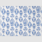 Blue Chinoiserie Pattern  薄葉紙 (正面)