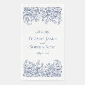 Blue Chinoiserie Vintage Floral Wedding (正面)